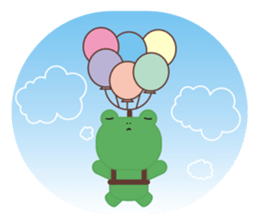 Frog is here (Chinese version) sticker #5609337