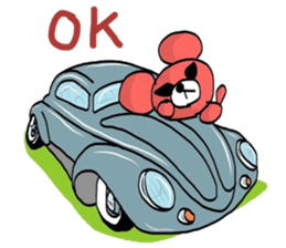 Pink bear to drive sticker #5610497