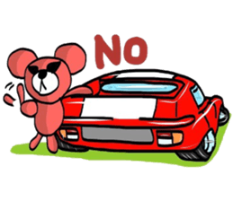 Pink bear to drive sticker #5610501