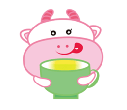 Sweet calf sticker #5610567