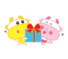 Sweet calf sticker #5610600