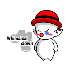 Whimsical clown