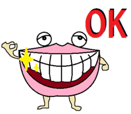 It isn't a frog,is only a lip with eyes sticker #5611284