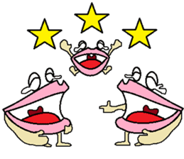 It isn't a frog,is only a lip with eyes sticker #5611306