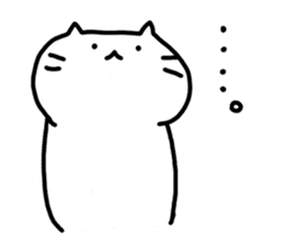 whitecat Mochiko4 sticker #5611324