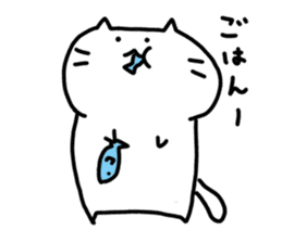 whitecat Mochiko4 sticker #5611339
