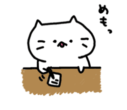 whitecat Mochiko4 sticker #5611358