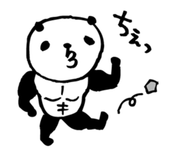 panda3- Muscle MUKIMUKI - sticker #5611480