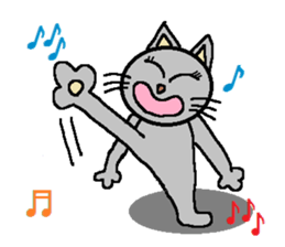 Big eyes of cat.2 sticker #5611564