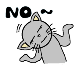 Big eyes of cat.2 sticker #5611594