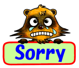 Mischievous raccoon dog 2 sticker #5611801