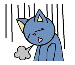 Big eyes of cat. sticker #5611822