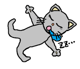 Big eyes of cat. sticker #5611832