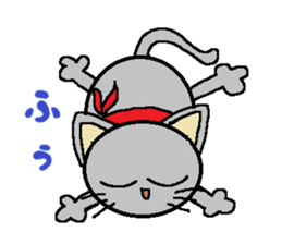 Big eyes of cat. sticker #5611839