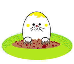 Mole of eggs, Tamamogura sticker #5612164