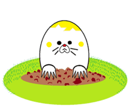 Mole of eggs, Tamamogura sticker #5612164