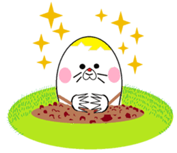Mole of eggs, Tamamogura sticker #5612165