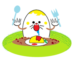Mole of eggs, Tamamogura sticker #5612170