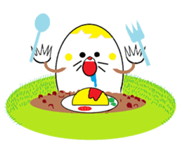 Mole of eggs, Tamamogura sticker #5612170