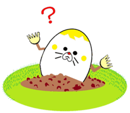 Mole of eggs, Tamamogura sticker #5612174