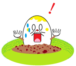 Mole of eggs, Tamamogura sticker #5612179