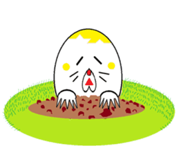 Mole of eggs, Tamamogura sticker #5612182
