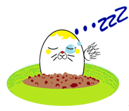 Mole of eggs, Tamamogura sticker #5612184
