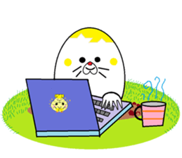 Mole of eggs, Tamamogura sticker #5612185