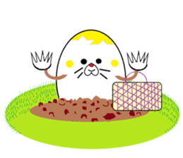 Mole of eggs, Tamamogura sticker #5612187