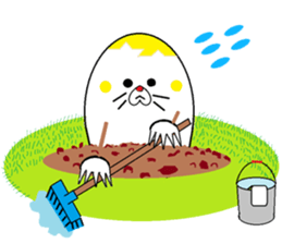 Mole of eggs, Tamamogura sticker #5612189