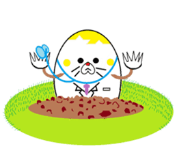 Mole of eggs, Tamamogura sticker #5612192