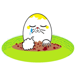 Mole of eggs, Tamamogura sticker #5612194