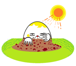 Mole of eggs, Tamamogura sticker #5612199