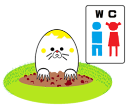 Mole of eggs, Tamamogura sticker #5612203
