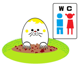 Mole of eggs, Tamamogura sticker #5612203