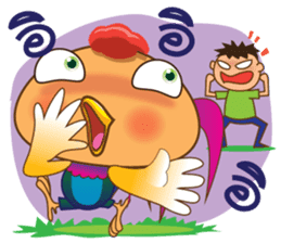 KooKai and friends consonants of Thai. sticker #5612728