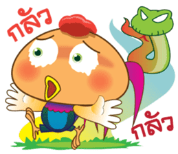 KooKai and friends consonants of Thai. sticker #5612730