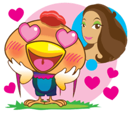 KooKai and friends consonants of Thai. sticker #5612736