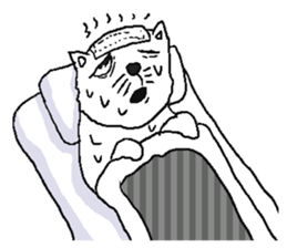 Work Iyaiya cat sticker #5612791