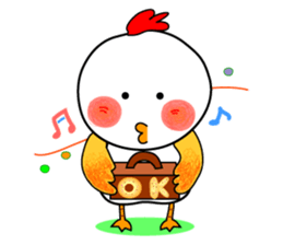 The chicken world sticker #5612885