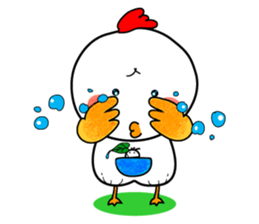 The chicken world sticker #5612890