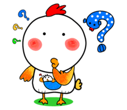 The chicken world sticker #5612898