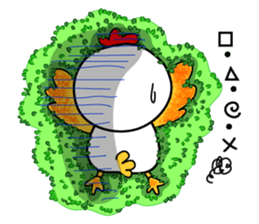 The chicken world sticker #5612901