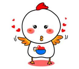 The chicken world sticker #5612913