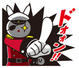 Rabbit captain and the subordinate sticker #5613087