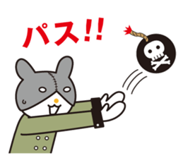 Rabbit captain and the subordinate sticker #5613122