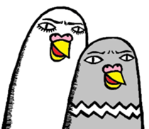 Full of birds mark 2 sticker #5613190