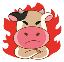 Momo Cow sticker #5615090