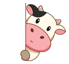 Momo Cow sticker #5615092