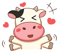 Momo Cow sticker #5615093